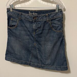 Boden Women’s Classic Denim Blue Mini Skirt / Size 14R / Very Good Condition